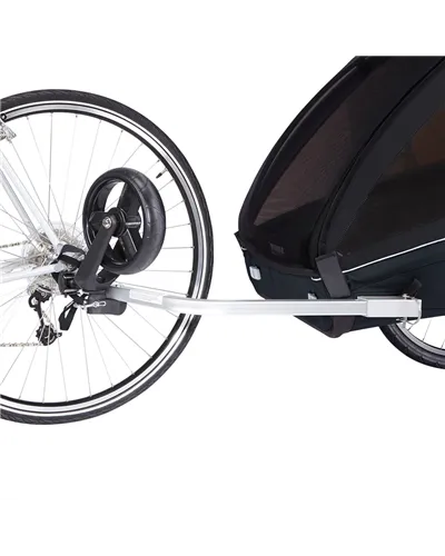 Thule Bike Trailer for Kids Coaster XT - 2 Seat, Black