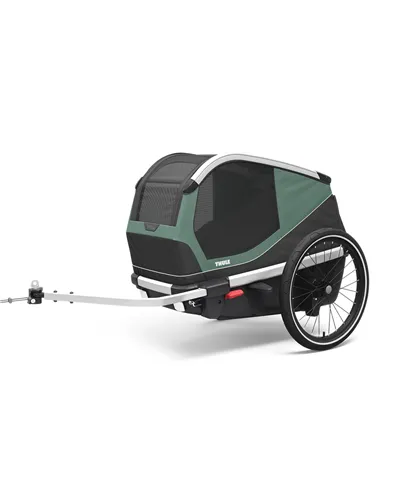 Thule Bike Trailer for Dogs Bexey - Size M, Hazy Green