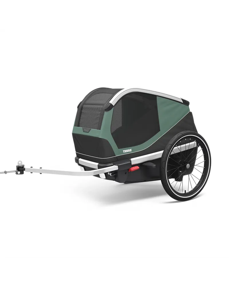 Thule Bike Trailer for Dogs Bexey - Size M, Hazy Green