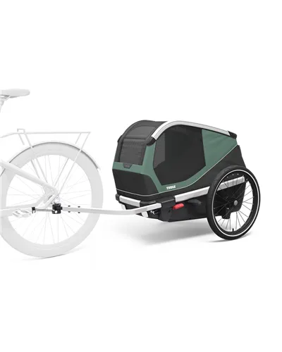 Thule Bike Trailer for Dogs Bexey - Size M, Hazy Green