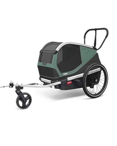 Thule Bike Trailer for Dogs Bexey - Size M, Hazy Green