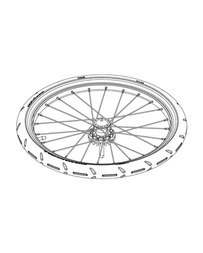 Thule Rear Wheel - Courier, Left