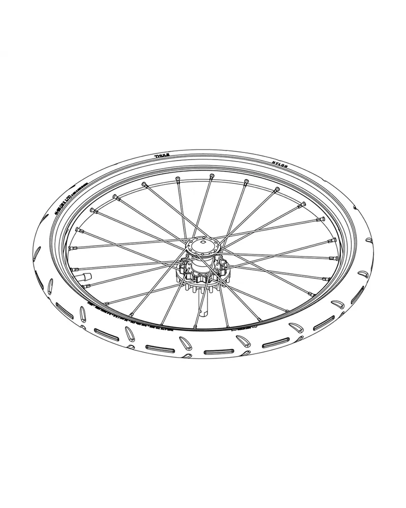 Thule Rear Wheel - Courier, Left