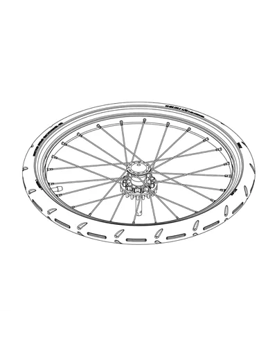 Thule Rear Wheel - Courier, Right