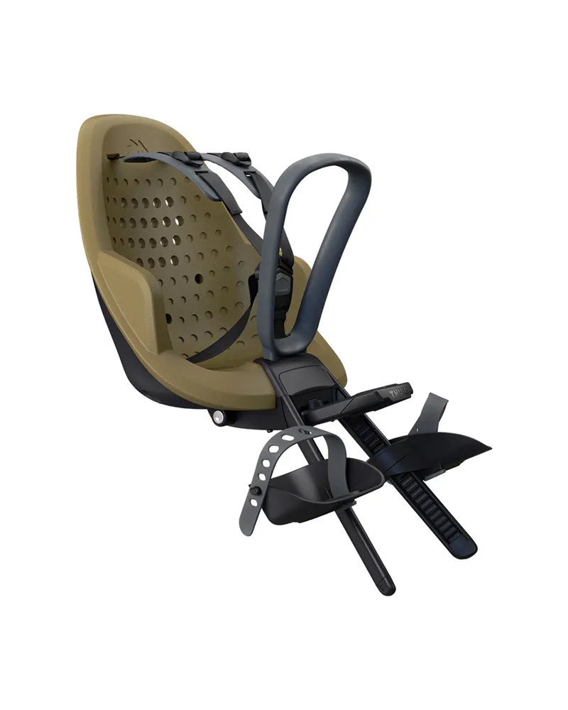 Thule Seggiolino Anteriore Yepp 2 Mini Attacco al Piantone Sterzo, Nutria Green