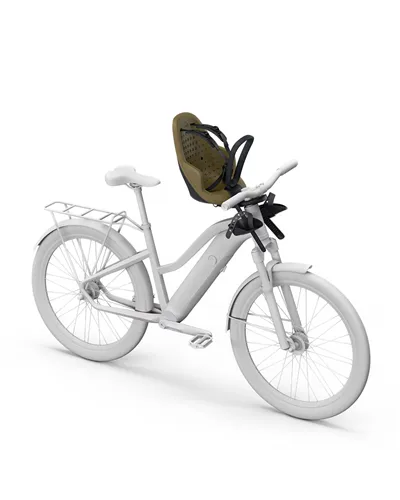 Thule Seggiolino Anteriore Yepp 2 Mini Attacco al Piantone Sterzo, Nutria Green