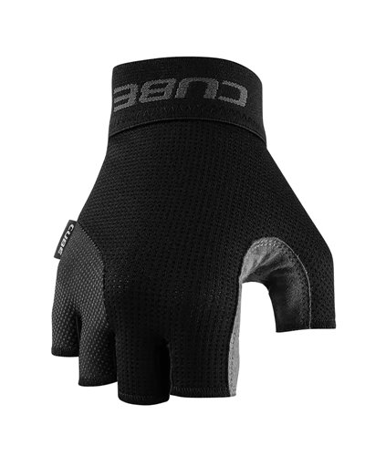 Cube CMPT Pro Short Finger Cycling Gloves, Black