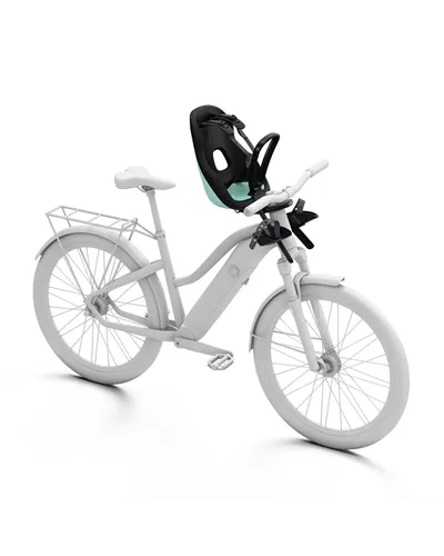 Thule Seggiolino Anteriore Yepp Next 2 Mini Attacco al Piantone Sterzo, Mint Green