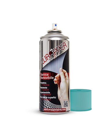 Wrapperspray Removable Spray Paint Turquoise Blue 400 ml