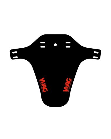 Wag Front Madguard For Fork, Black With Red Logo Wag