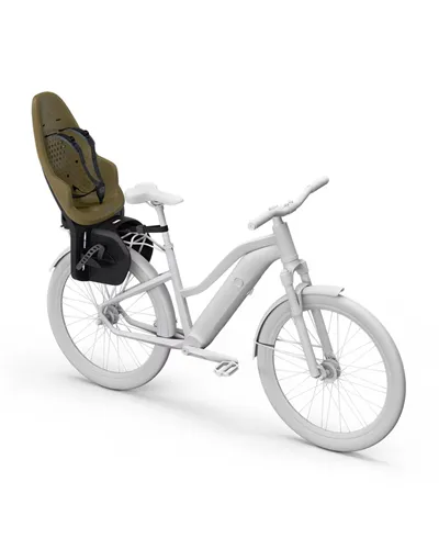 Thule Seggiolino Posteriore Yepp 2 Maxi Attacco al Portapacchi, Nutria Green