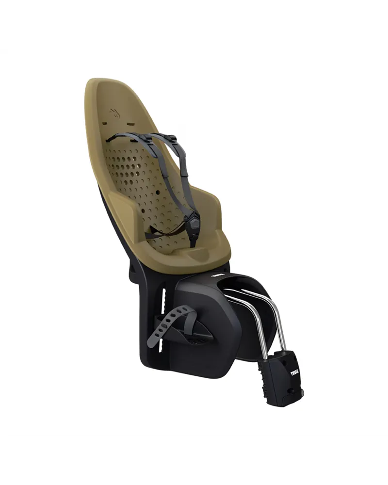 Thule Seggiolino Posteriore Yepp 2 Maxi Attacco al Telaio, Nutria Green