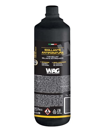 Wag Foaming Tyre Sealant, No Ammonia, Ideal For Tubeless And Tubeless Ready 1 Litre