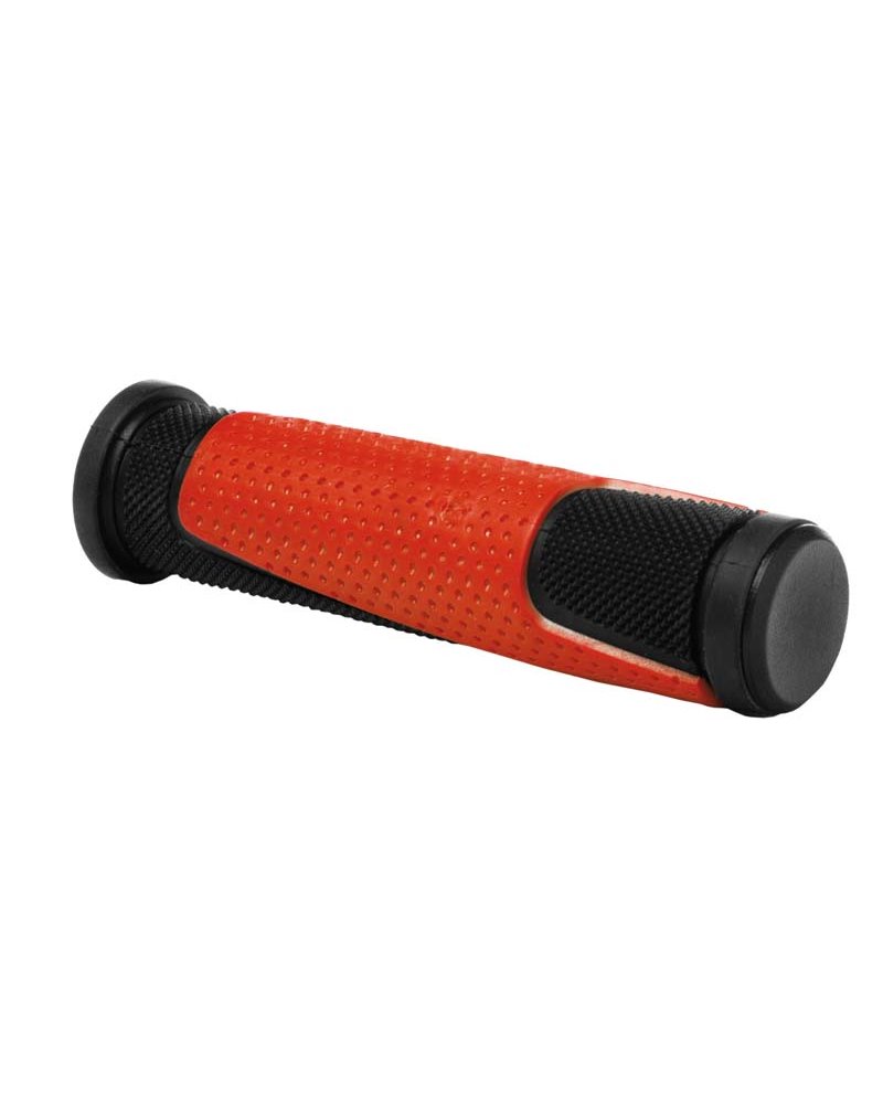 Wag Double D Grips, 125mm, Color Black/Red