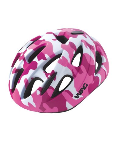 Wag Sky Helmet For Kids, Size Xs. Camouflage Pink Color, Mat Finish.