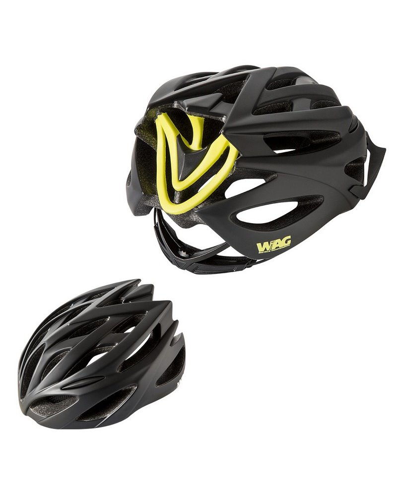 Wag Helmet For Adults Neutron, In-Mould, Size L, Black And Lime Colour