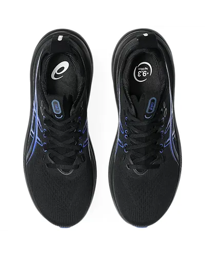 Asics Gel-Nimbus 27 Scarpe Running Uomo, Black/Neon Blue