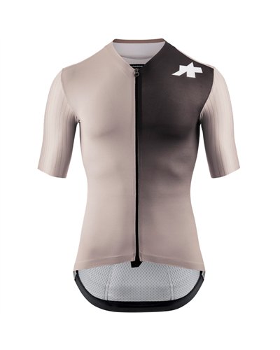 Assos Equipe RS S11 Men's Short Sleeve Full Zip Cycling Jersey, Dune Sand