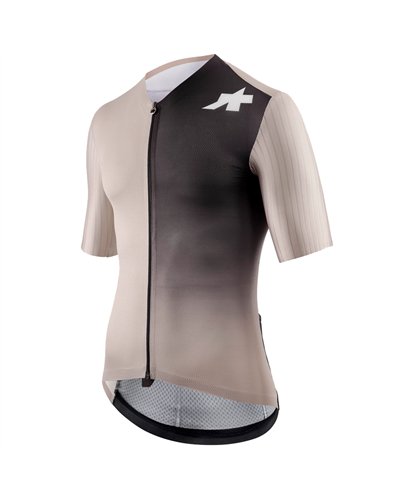 Assos Equipe RS S11 Men's Short Sleeve Full Zip Cycling Jersey, Dune Sand