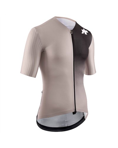 Assos Equipe RS S11 Men's Short Sleeve Full Zip Cycling Jersey, Dune Sand
