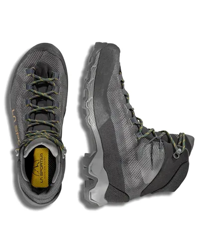 La Sportiva Aequilibrium Hike GTX Gore-Tex Men's Hiking Boots, Carbon/Jungle
