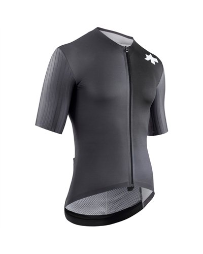 Assos Equipe RS S11 Maglia Maniche Corte Uomo Full Zip, Precision Graphite