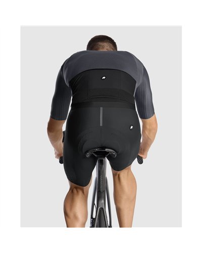 Assos Equipe RS S11 Maglia Maniche Corte Uomo Full Zip, Precision Graphite