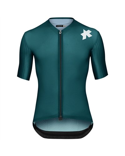 Assos Equipe RS S11 Maglia Maniche Corte Uomo Full Zip, Deep Petrol