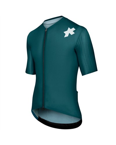 Assos Equipe RS S11 Maglia Maniche Corte Uomo Full Zip, Deep Petrol