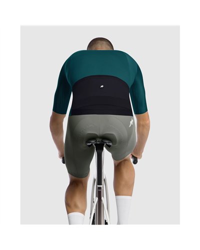 Assos Equipe RS S11 Maglia Maniche Corte Uomo Full Zip, Deep Petrol