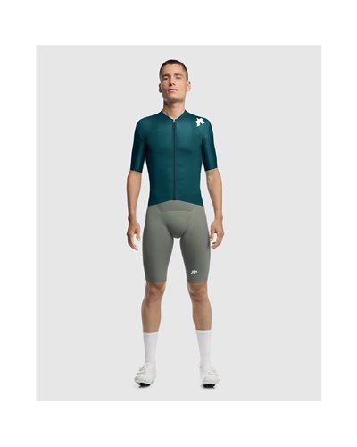Assos Equipe RS S11 Maglia Maniche Corte Uomo Full Zip, Deep Petrol