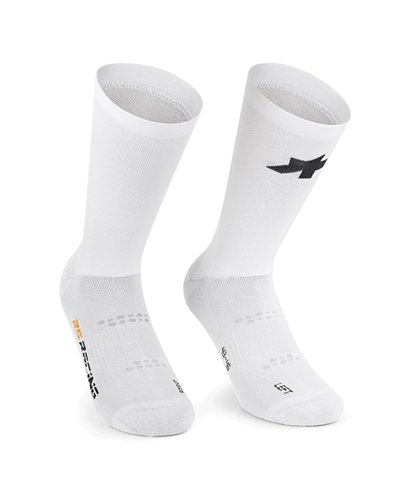 Assos RS S11 Calze Ciclismo, White Series