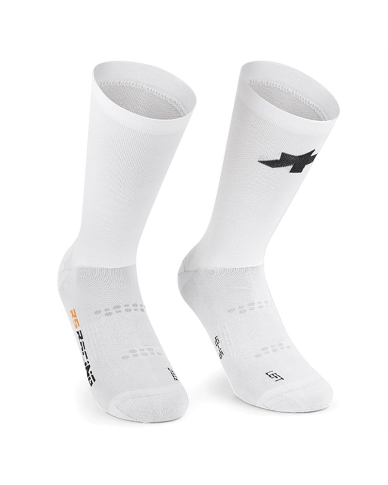 Assos RS S11 Calze Ciclismo, White Series