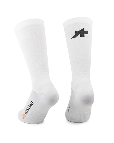 Assos RS S11 Cycling Socks, White Series