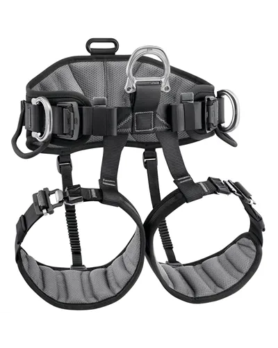 Petzl Avao Sit Fast Imbracatura Taglia 2, Nero/Giallo