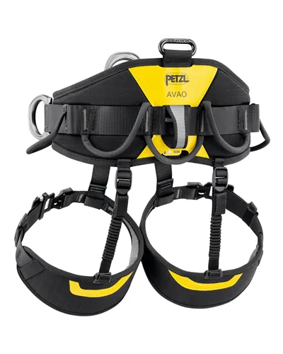 Petzl Avao Sit Fast Imbracatura Taglia 0, Nero/Giallo