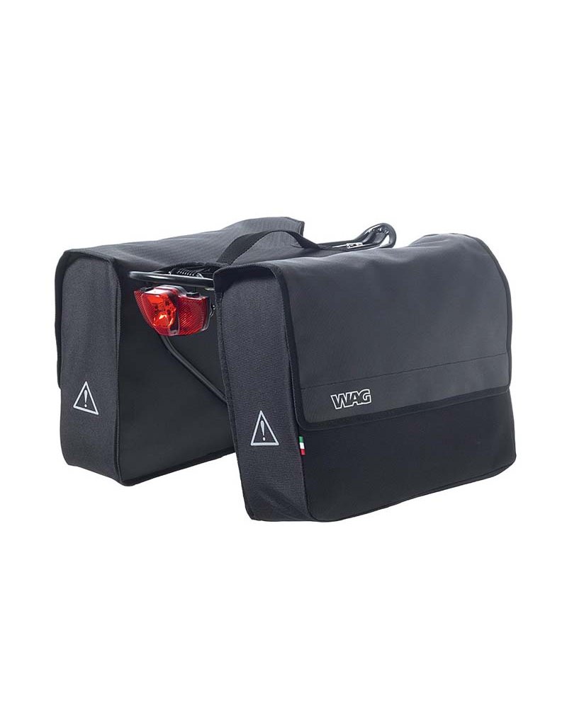 Wag Wire City Bags, Cordura 600D, For All Types Of Baggage Holders, Rearreflective Lights