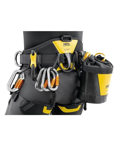 Petzl Avao Sit Fast Imbracatura Taglia 0, Nero/Giallo