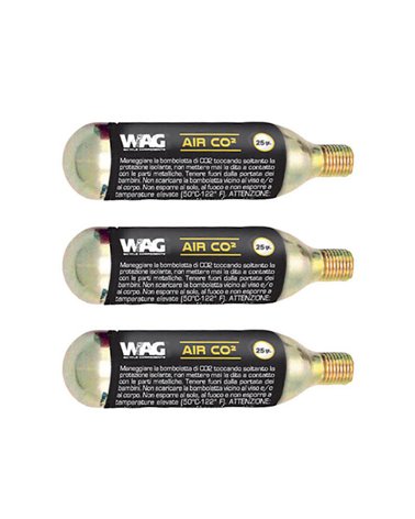 Wag Co2 Cartridges 25gr with Thread (3 pcs)