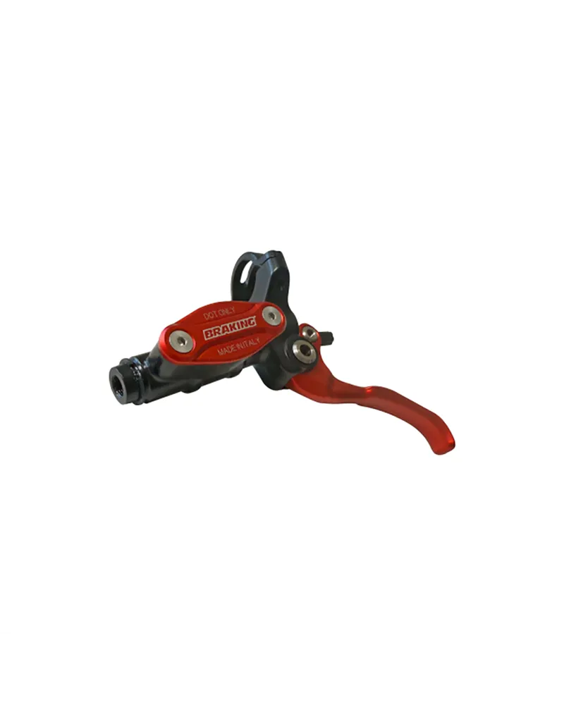 Braking Coppia Freni a Disco RM4 - Tubo in Kevlar Nero Ø 5 mm - Rosso