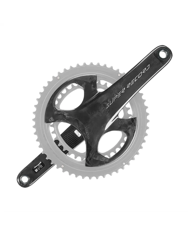 Campagnolo Crankarms Super Record Wireless Carbon QCK-Tech TI 2X13S - 172.5 mm, Black