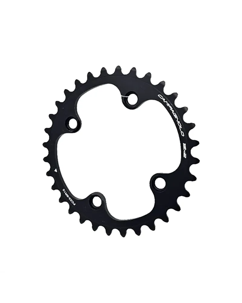 Campagnolo Chainring Super Record Wireless BCD 88 mm Asymmetric 4-Bolts 2X 12S - 34 T Black
