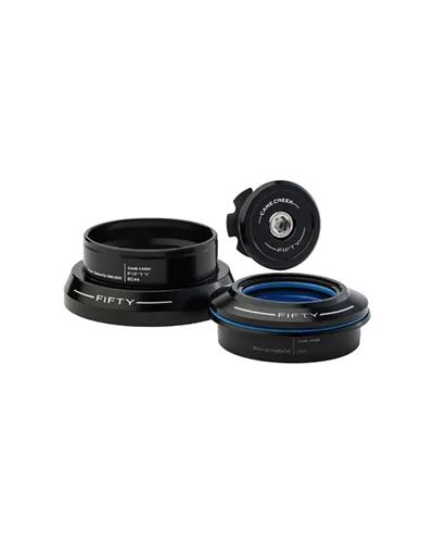 Cane Creek Headset Hellbender 50 - Assembly - Straight - ZS44/28.6/H8 - EC44/30-Black - Black