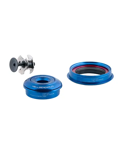 Cane Creek Headsets Hellbender 70 Lite ZS44/28.6 | ZS56/40 - Blue