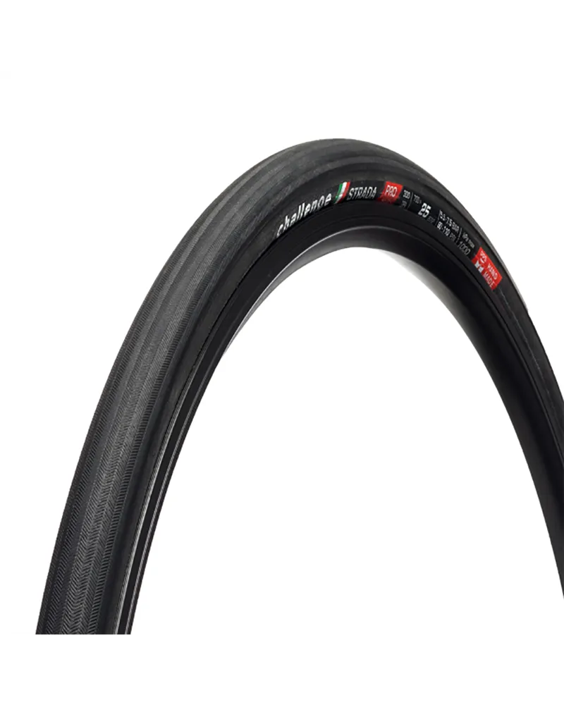 Challenge Copertone Handmade Strada Pro - 700X25, Smart, 300 TPI, Nero