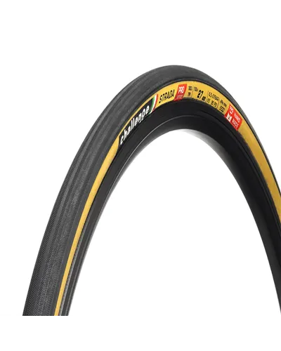 Challenge Handmade Tyre Strada Pro - 700X28, Smart, 300 TPI, Tan