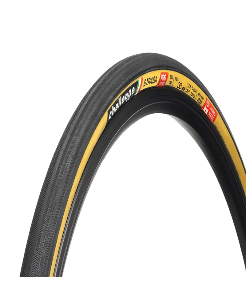 Challenge Copertone Handmade Strada Pro - 700X30, Smart, 300 TPI, Nero/Para