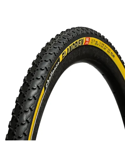 Challenge Copertone TLR Handmade Flandren Pro Ciclocross - 700X33, Smart, 300TPI Latex, Nero/Para