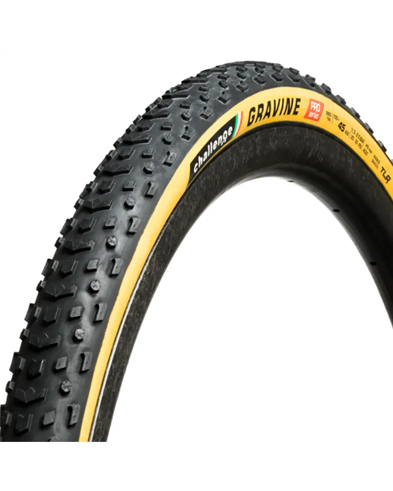 Challenge Copertone TLR Handmade Gravine Pro - 700X45, Smartplus, 260 TPI, TLR, Nero/Para