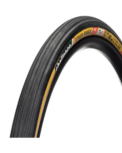 Challenge Handmade Tyre TLR Strada Bianca Pro - 700X30, Smartplus,260 TPI, TLR, Tan
